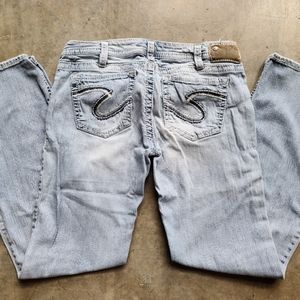 Womans 30x33 Silver Jeans